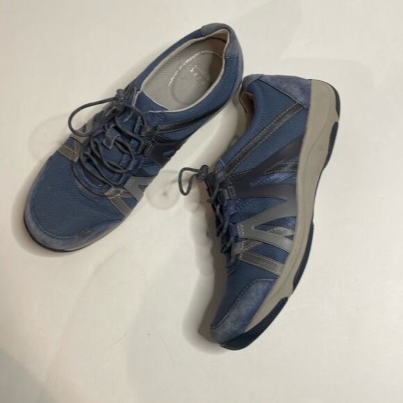 Dansko Henriette Pro Blue Suede sneakers Size EU 39 US 9 - Picture 1 of 8